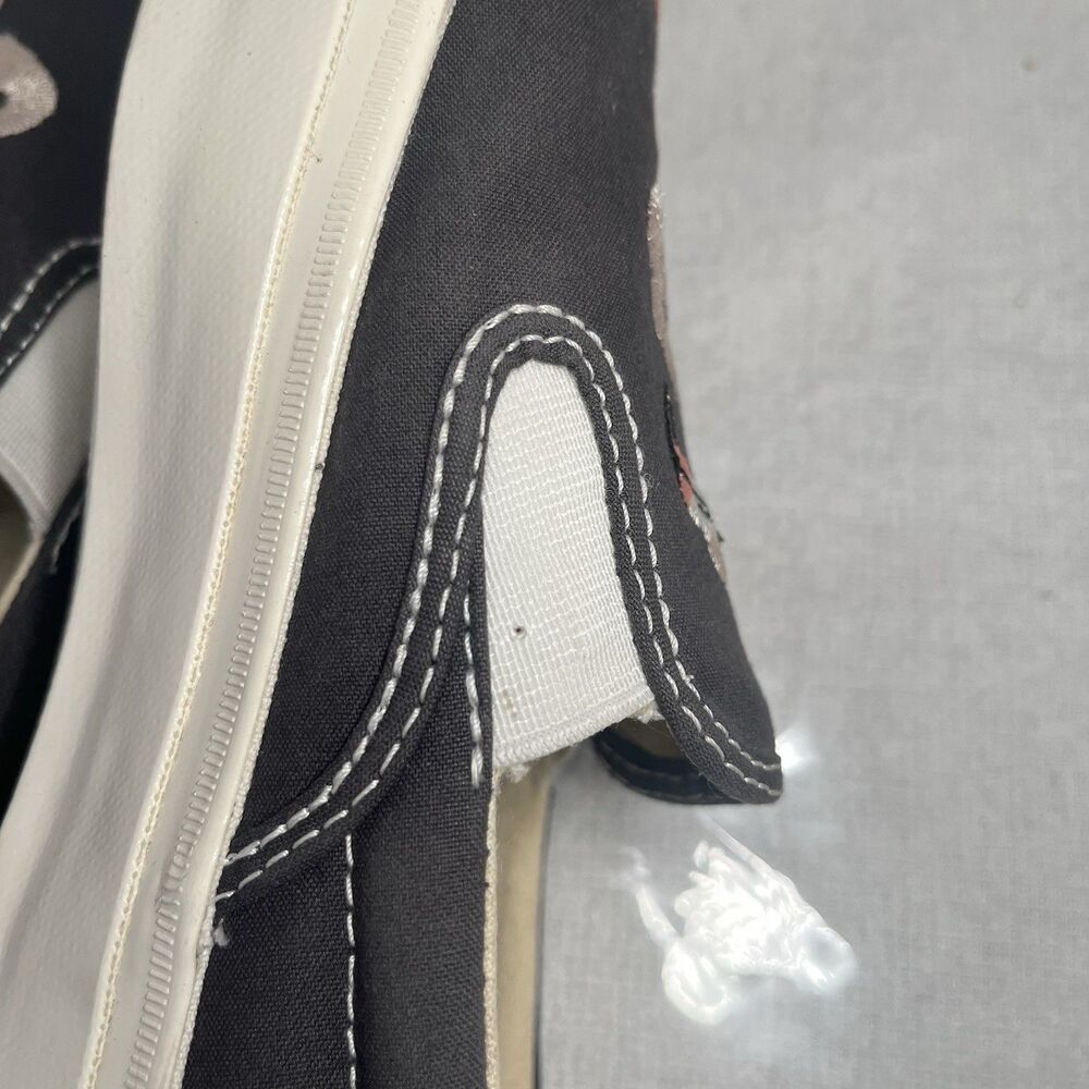 Converse Chuck Taylor Deck Star 67 Slip On Flamingo Sneakers Black Women 9.5 - Picture 7 of 10